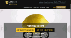 Desktop Screenshot of moneyback.com